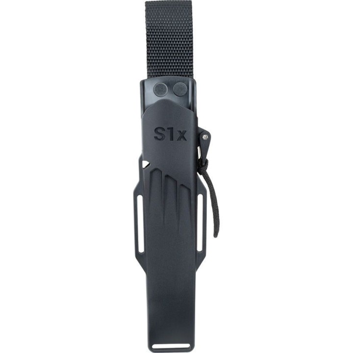 Couteau Tactical Fallkniven S1X Series Acier Lam.CoS Manche Thermorun Etui Zytel Made Sweden FNS1X - Livraison Gratuite