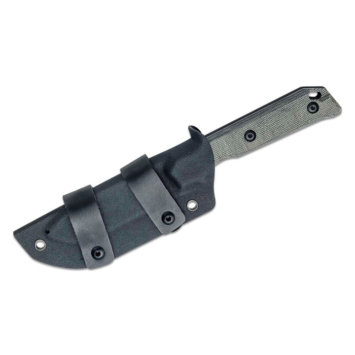 Couteau Kizer Begleiter Black Lame D2 Black Manche Micarta Etui Kydex K1045C1 - Livraison Gratuite
