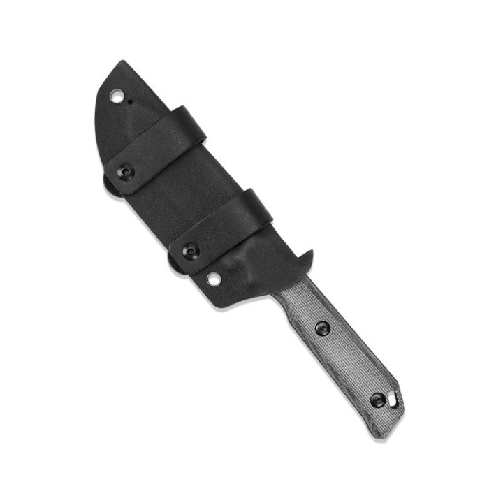 Couteau Kizer Begleiter Black Lame D2 Black Manche Micarta Etui Kydex K1045C1 - Livraison Gratuite