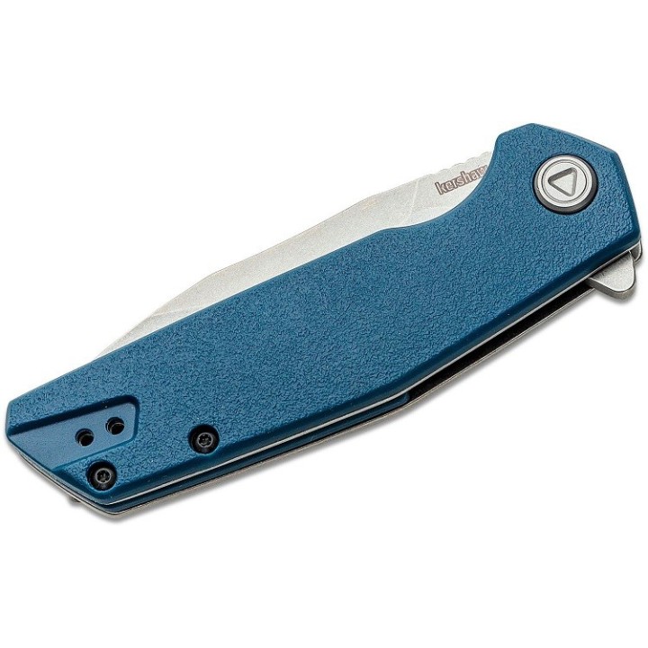 Couteau Kershaw Lucid A/O Lame Acier 8Cr13MoV Manche GFN/Stainless Blue Framelock Clip KS2036 - Livraison Gratuite