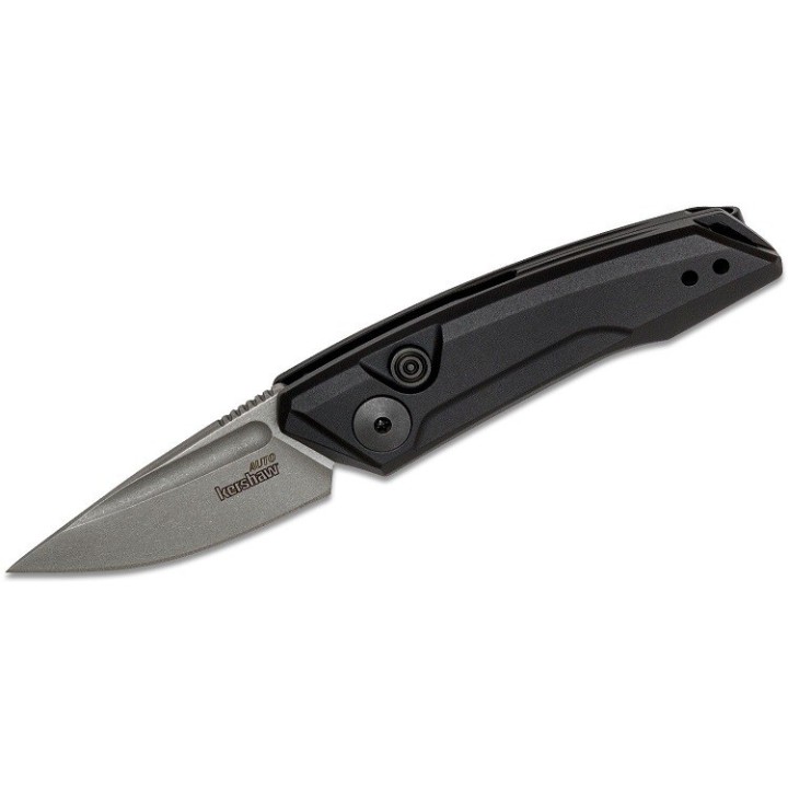 Couteau Automatique Kershaw Launch 9 Lame Drop Point CPM-154 Manche Aluminium Made USA KS7250 - Livraison Gratuite