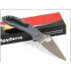 Couteau Spyderco Delica Gray handles Acier VG-10 Manche FRN Made In Japan SC11FPGY - Livraison Gratuite 