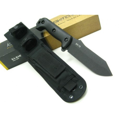 Couteau de Survie Ka-Bar Becker BK10 Crewman Acier Carbone 1095 Cro-Van Manche Zytel Made In USA BKR10 - Livraison Gratuite