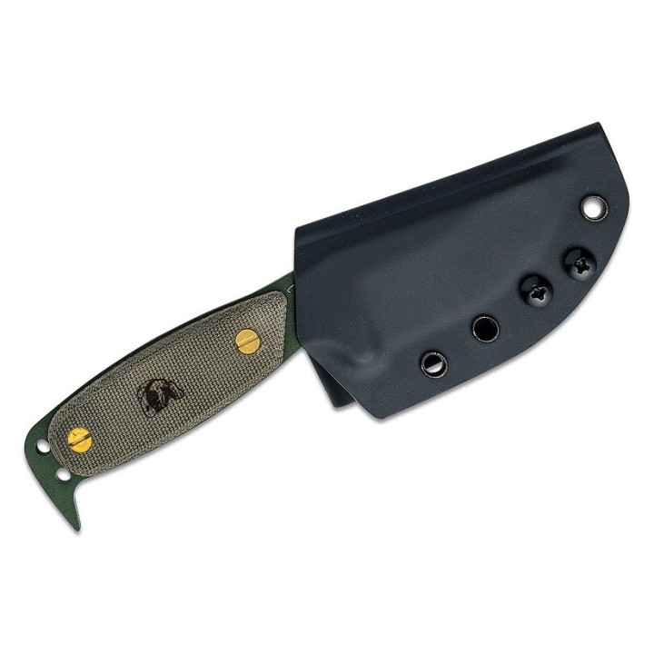 Couteau DPx Gear HEST Original OD Green Lame Acier D2 Manche Micarta Etui Kydex Made USA DPXHSX114 - Livraison Gratuite