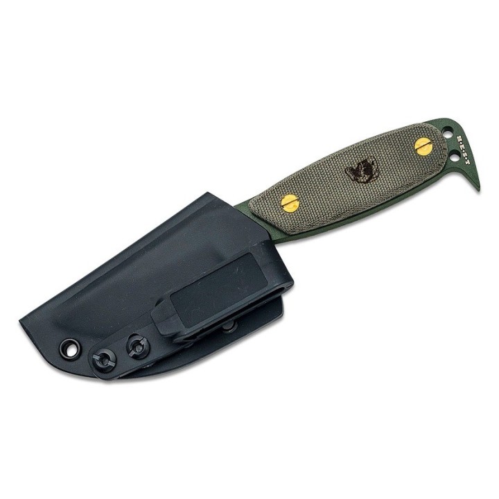 Couteau DPx Gear HEST Original OD Green Lame Acier D2 Manche Micarta Etui Kydex Made USA DPXHSX114 - Livraison Gratuite