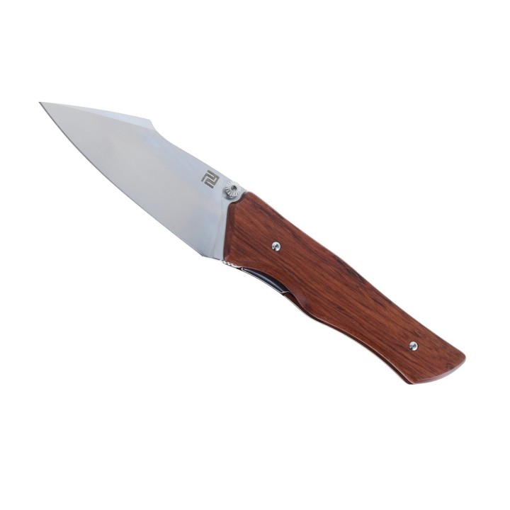 Couteau ArtisanCutlery Ahab Wood Manche Bois Lame Acier AR-RPM9 IKBS Linerlock Clip ATZ1851PWD - Livraison Gratuite