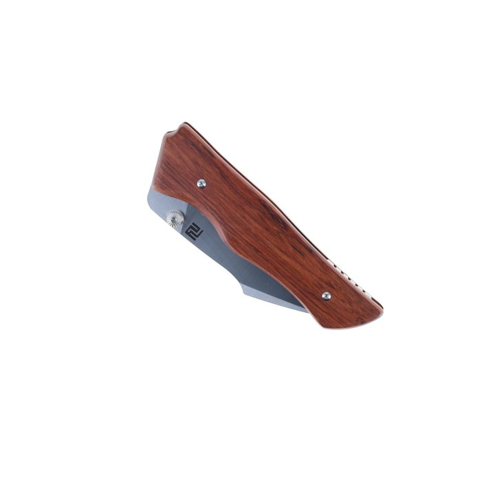 Couteau ArtisanCutlery Ahab Wood Manche Bois Lame Acier AR-RPM9 IKBS Linerlock Clip ATZ1851PWD - Livraison Gratuite