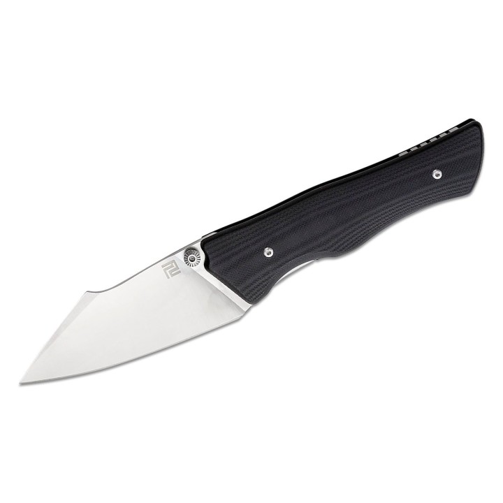 Couteau ArtisanCutlery Ahab Black G10 Manche Black G10 Lame Acier AR-RPM9 IKBS Linerlock Clip ATZ1851PBK - Livraison Gratuite