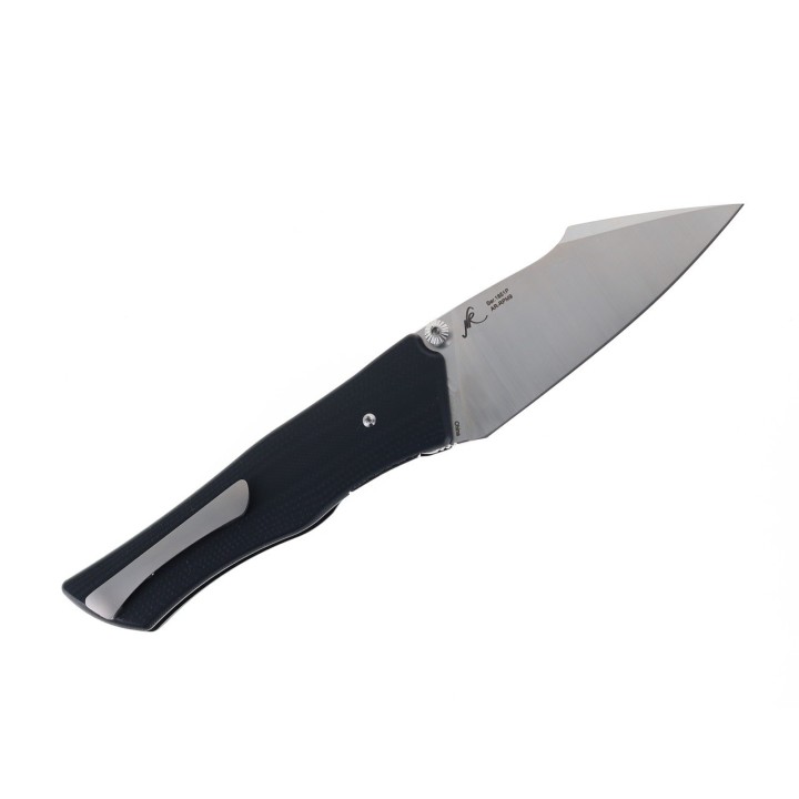Couteau ArtisanCutlery Ahab Black G10 Manche Black G10 Lame Acier AR-RPM9 IKBS Linerlock Clip ATZ1851PBK - Livraison Gratuite