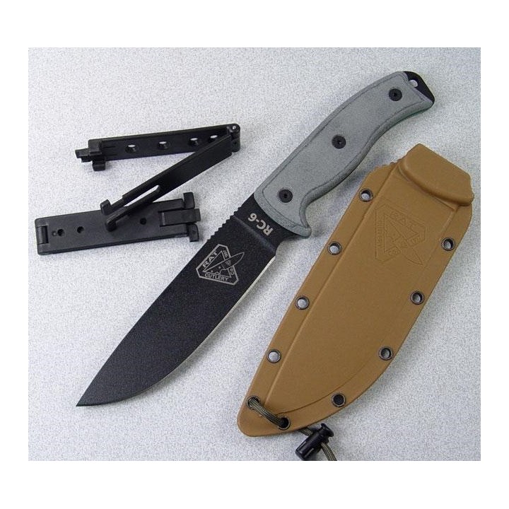 Rat Cutlery RC-6 fixe Survival CARBON 1095 - RC6P - Couteau Rat Cutlery