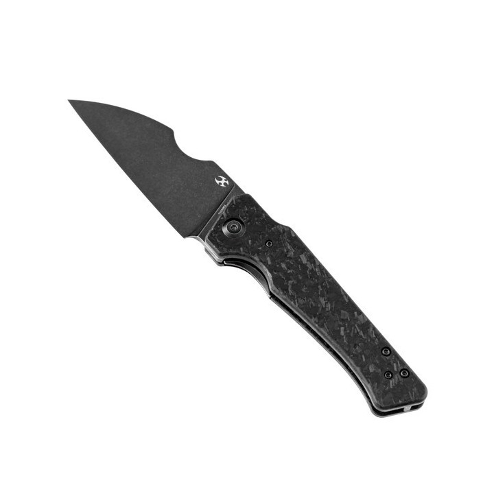 Couteau Kansept Egress Black Manche Fibre de Carbone Lame Acier CPM-S35VN IKBS Linerlock Clip K1033B2 - Livraison Gratuite