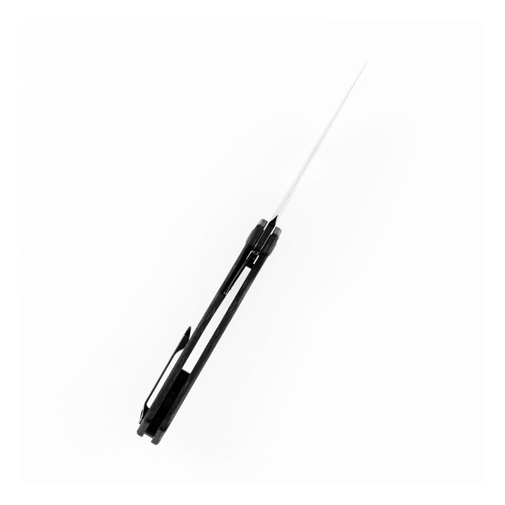 Couteau Kansept Egress Black Manche Fibre de Carbone Lame Acier CPM-S35VN IKBS Linerlock Clip K1033B2 - Livraison Gratuite
