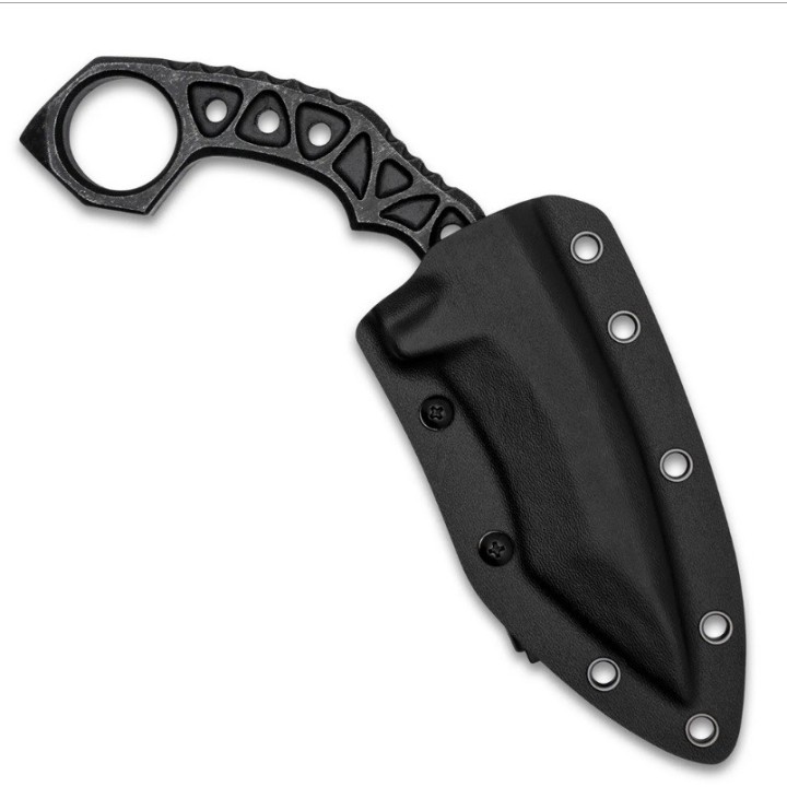 Couteau Karambit United Cutlery M48 Tanker Combat Lame Acier 3Cr13 Etui Kydex UC3443 - Livraison Gratuite
