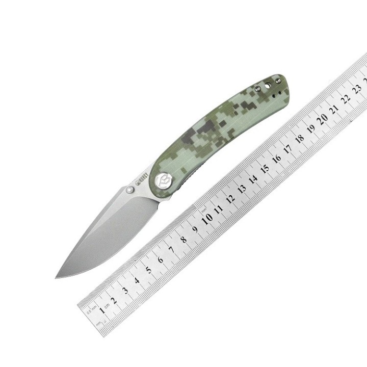 Couteau Kubey Momentum Digital Camo Lame Acier AUS-10 Manche G10 IKBS Linerlock Clip KUB344K - Livraison Gratuite