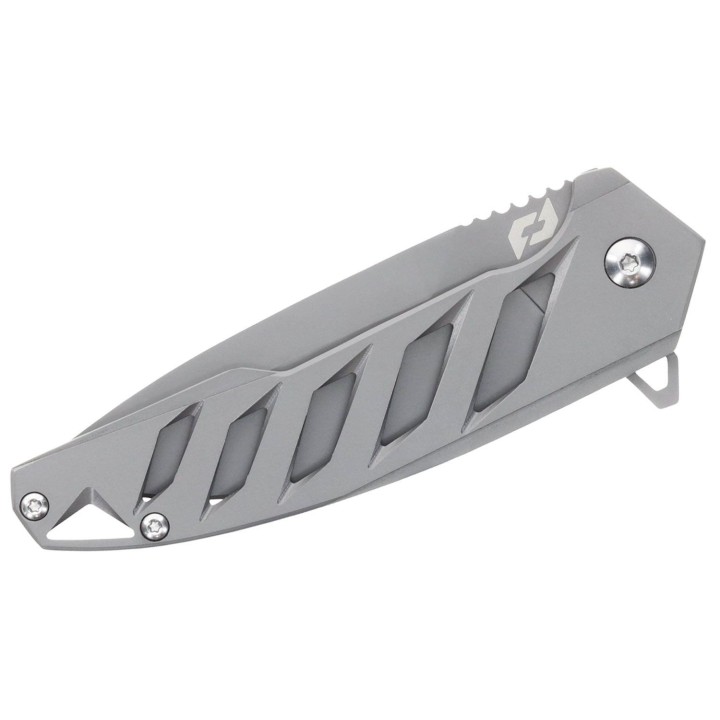 Couteau Schrade Ventricle Drop Point Lame Acier AUS-10 Manche Aluminum Framelock Clip SCH1159323 - Livraison Gratuite