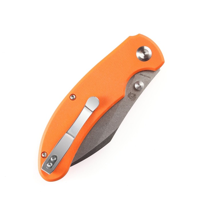 Couteau Kansept Nesstreet Orange Lame Acier CPM-S35Vn Manche G10 IKBS Linerlock Clip K1039A5 - Livraison Gratuite