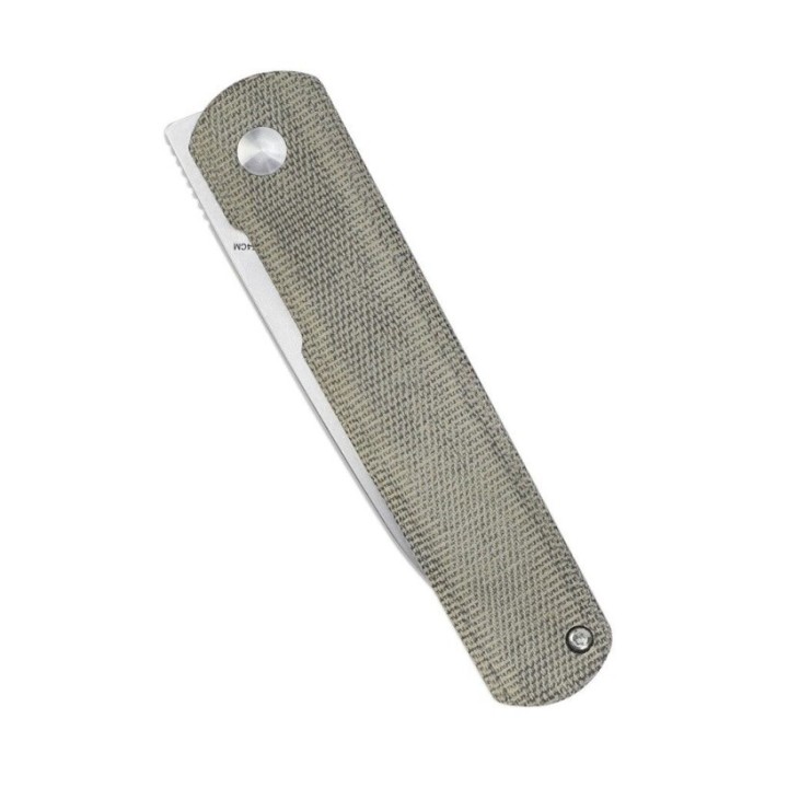 Couteau Kizer Feist XL Green Lame Acier 154CM Manche Micarta IKBS Linerlock Clip KIV4499C1 - Livraison Gratuite