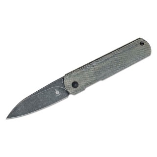 Couteau Kizer Feist XL Black Micarta Lame Acier 154CM Manche Micarta IKBS Linerlock Clip KIV4499C2 - Livraison Gratuite