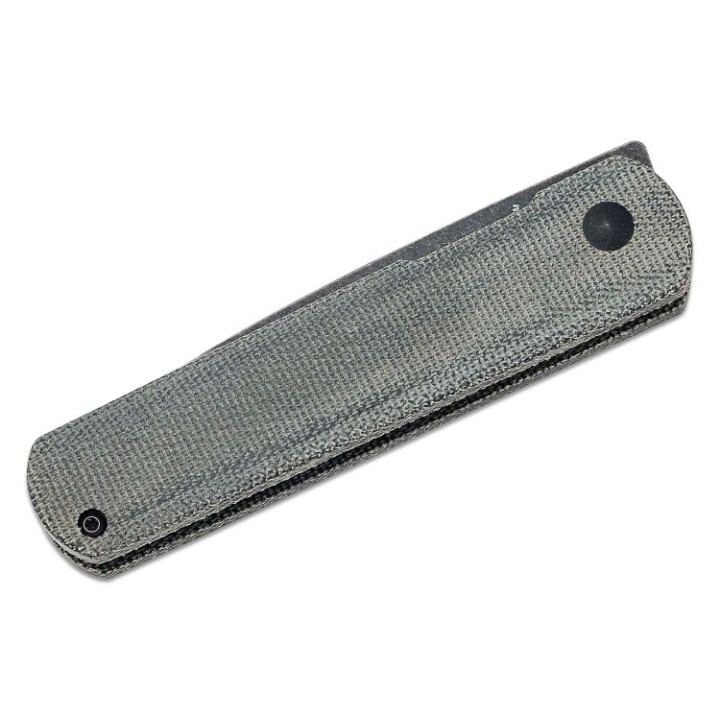 Couteau Kizer Feist XL Black Micarta Lame Acier 154CM Manche Micarta IKBS Linerlock Clip KIV4499C2 - Livraison Gratuite