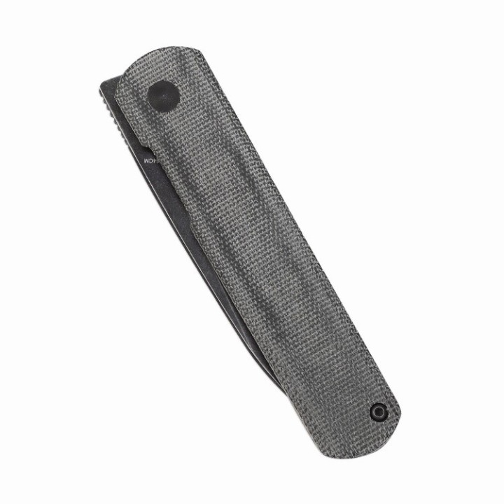 Couteau Kizer Feist XL Black Micarta Lame Acier 154CM Manche Micarta IKBS Linerlock Clip KIV4499C2 - Livraison Gratuite