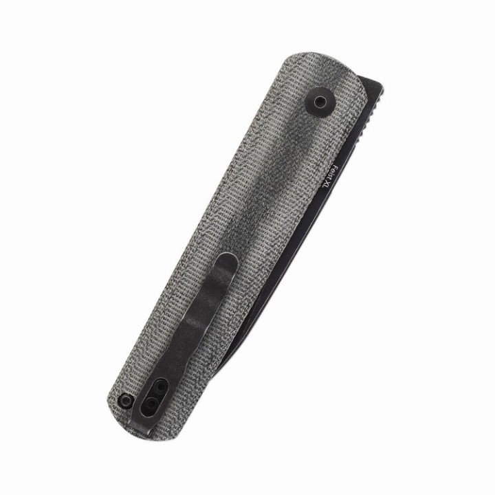Couteau Kizer Feist XL Black Micarta Lame Acier 154CM Manche Micarta IKBS Linerlock Clip KIV4499C2 - Livraison Gratuite