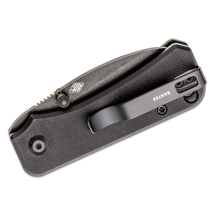 Couteau CIVIVI Baby Banter Black Lame Nitro-V Manche G10 IKBS Linerlock Clip CIVC19068S2 - Livraison Gratuite