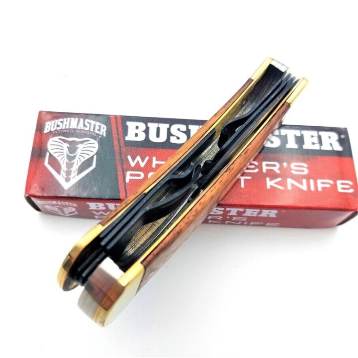 Couteau à Sculpter United Cutlery Bushmasters Whittlers Lame Acier Carbone Manche Bois UC3385 - Livraison Gratuite