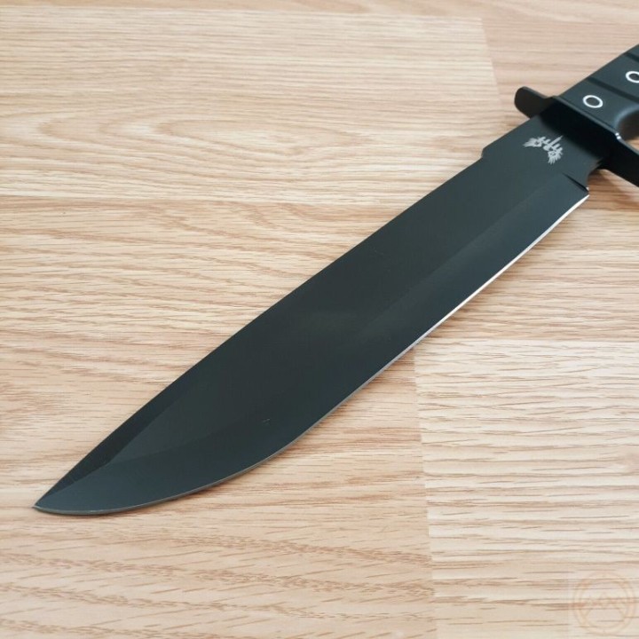 Couteau de Chasseur de Croco Bowie Sabre de Pirate Lame Acier 3Cr13 Manche Abs Etui Nylon CBR113 - Livraison Gratuite