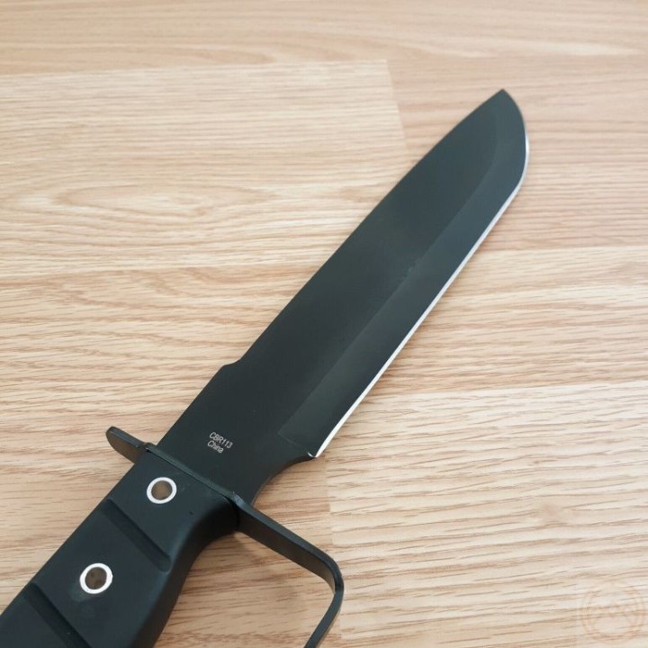 Couteau de Chasseur de Croco Bowie Sabre de Pirate Lame Acier 3Cr13 Manche Abs Etui Nylon CBR113 - Livraison Gratuite