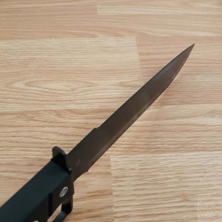 Couteau de Chasseur de Croco Bowie Sabre de Pirate Lame Acier 3Cr13 Manche Abs Etui Nylon CBR113 - Livraison Gratuite
