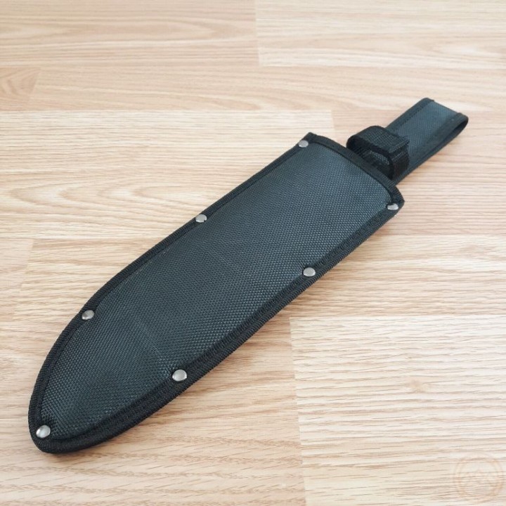 Couteau de Chasseur de Croco Bowie Sabre de Pirate Lame Acier 3Cr13 Manche Abs Etui Nylon CBR113 - Livraison Gratuite