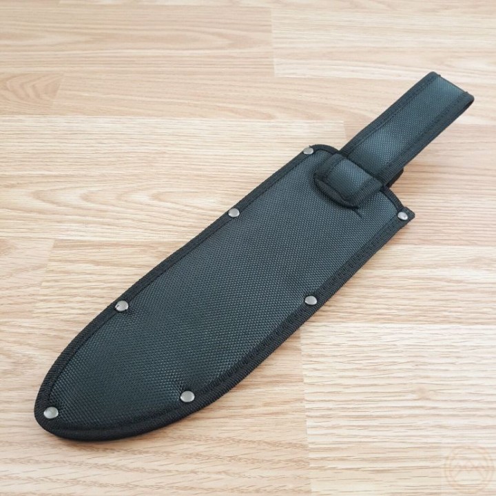 Couteau de Chasseur de Croco Bowie Sabre de Pirate Lame Acier 3Cr13 Manche Abs Etui Nylon CBR113 - Livraison Gratuite