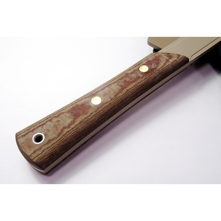 Hache Tomahawk Condor Fortis Fidelis Lame Acier Carbone 1075 Manche Micarta Etui Salvadore CTK181667HC - Livraison Gratuite