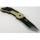 Couteau Automatique Smith&Wesson Military & Police Tanto Serrat Acier 4034 Teflon Manche Alu SWMP3BSD - Livraison Gratuite