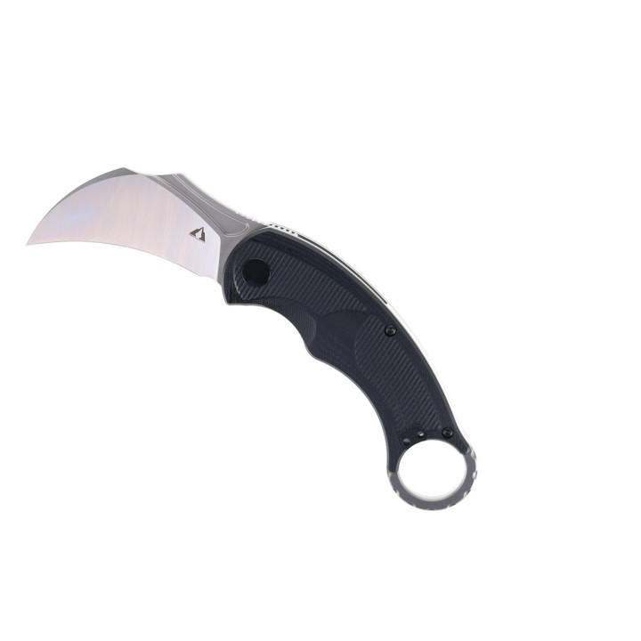Couteau Karambit CMB Falcon Black Lame Acier AUS-10 Manche G10 IKBS Linerlock Clip CMBC01C - Livraison Gratuite