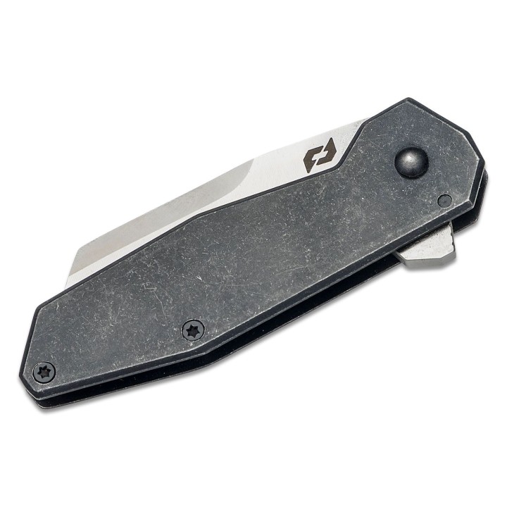 Couteau Schrade Slyte Compact Lame Acier D2 Manche Acier Framelock Clip Made USA SCH1182277 - Livraison Gratuite