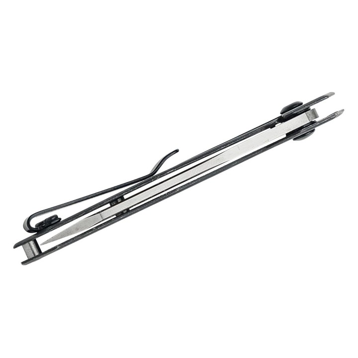 Couteau Schrade Slyte Compact Lame Acier D2 Manche Acier Framelock Clip Made USA SCH1182277 - Livraison Gratuite