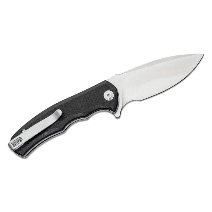 Couteau Civivi Mini Praxis Black Lame Acier D2 Manche G10 IKBS Linerlock Clip CIVC18026C2 - Livraison Gratuite