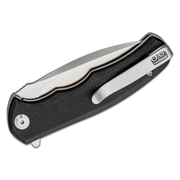 Couteau Civivi Mini Praxis Black Lame Acier D2 Manche G10 IKBS Linerlock Clip CIVC18026C2 - Livraison Gratuite