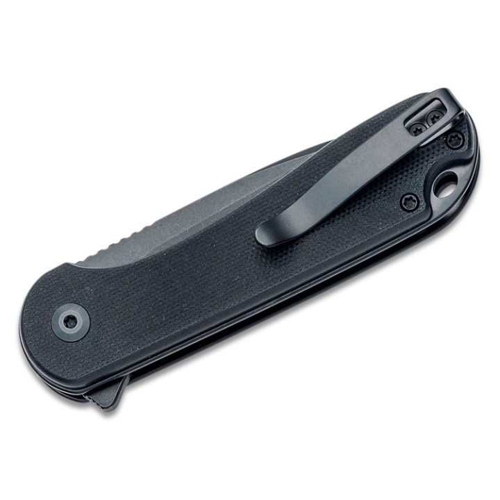 Couteau CIVIVI Elementum II Button Lock Black Lame Acier Nitro-V Black Manche G10 IKBS Clip CIVC18062P1 - Livraison Gratuite