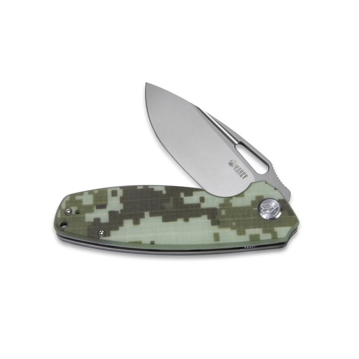 Couteau Kubey Tityus Camo Lame Acier D2 Bead Blasted Manche G10 IKBS Linerlock Clip KUB322K - Livraison Gratuite