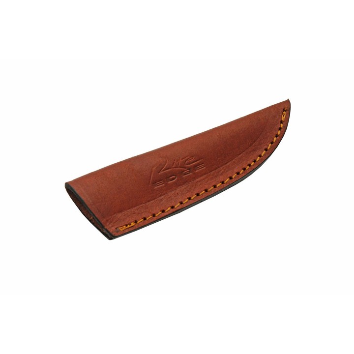 Couteau Skinner Damas Autumn Bone Lame Acier 256 Couches Manche Os Etui Cuir DM1340 - Livraison Gratuite