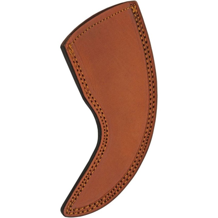 Couteau Damas Karambit Lame Acier 256 Couches Manche Micarta Etui Cuir DM1324 - Livraison Gratuite