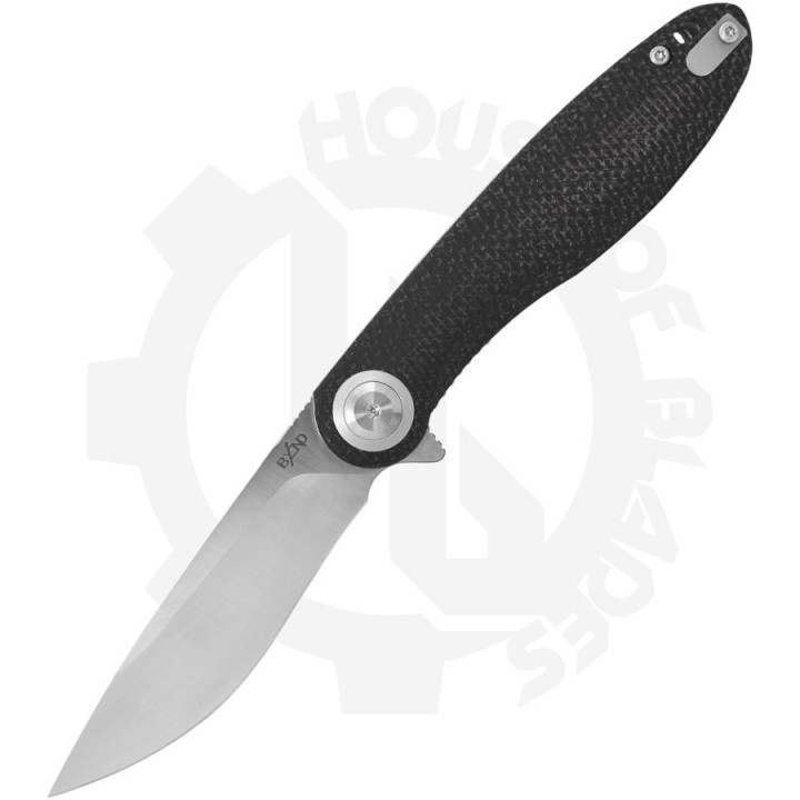 Couteau Beyond EDC Eurus Black Manche Micarta Lame Acier 14C28N Linerlock Clip WSC2104GRY - Livraison Gratuite