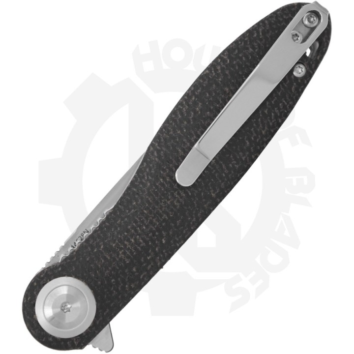 Couteau Beyond EDC Eurus Black Manche Micarta Lame Acier 14C28N Linerlock Clip WSC2104GRY - Livraison Gratuite
