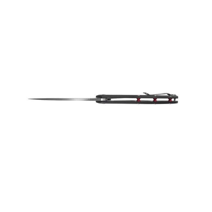 Couteau Steel Will Intrigue F45-11 Black Manche FRN Lame Acier D2 Linerlock Clip SMGF4511 - Livraison Gratuite