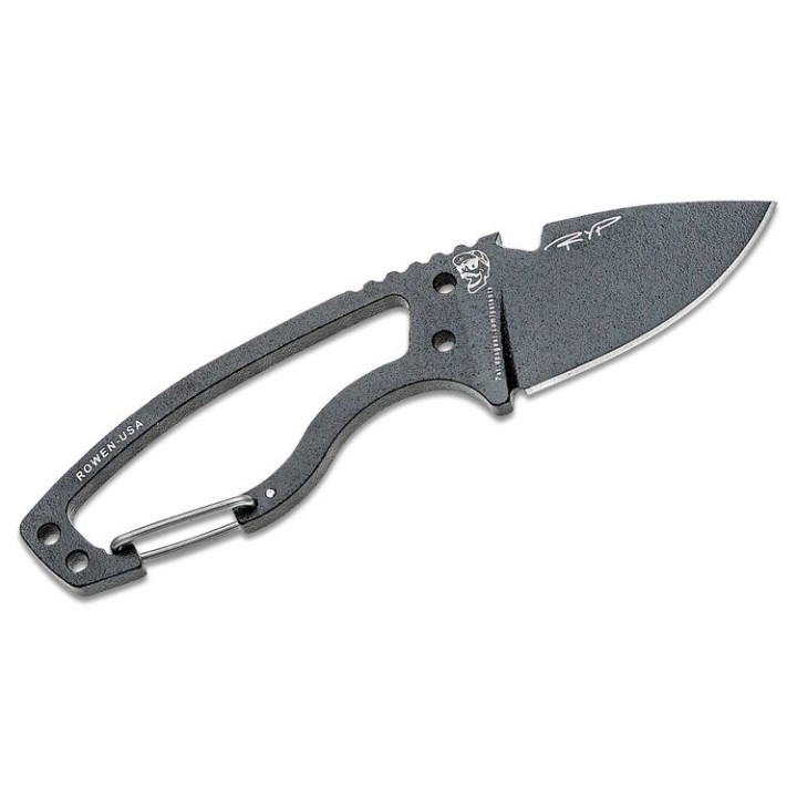 Couteau DPx Gear HEAT Hiker Black Lame Acier Carbone 1095 Manche Acier Etui Kydex Made USA DPXHTX023 - Livraison Gratuite