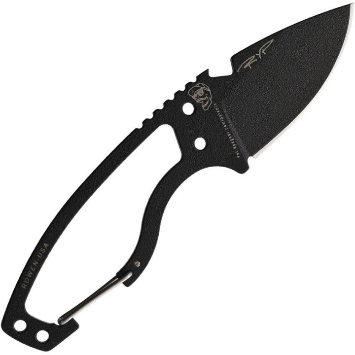 Couteau DPx Gear HEAT Hiker Black Lame Acier Carbone 1095 Manche Acier Etui Kydex Made USA DPXHTX023 - Livraison Gratuite
