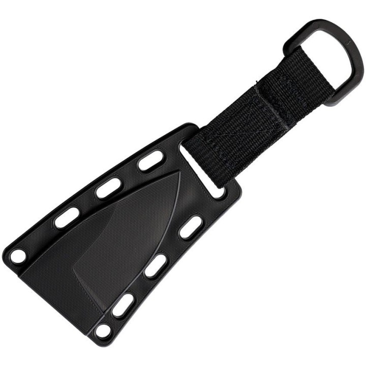 Couteau DPx Gear HEAT Hiker Black Lame Acier Carbone 1095 Manche Acier Etui Kydex Made USA DPXHTX023 - Livraison Gratuite