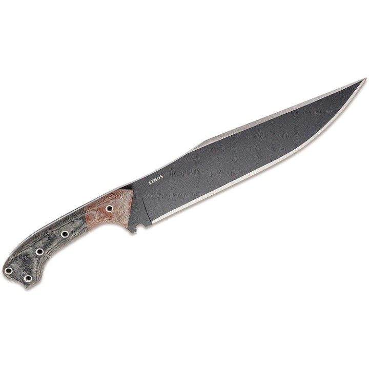 Couteau Condor Atrox Lame Acier Carbone 1075 Manche Micarta Etui Kydex Made Salvador CTK1814108HC - Livraison Gratuite